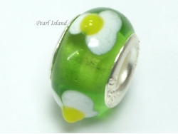 Murano Glass Bead_Green 1