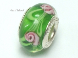 Murano Glass Bead_Green 2