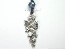 Black Pearl with Dragon Pendant