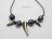Black Pearl with Shells Necklace