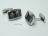 Mother of Pearl - Greenish & Black Rectangular Cufflinks