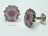 Cufflinks - Hexagon Purple Cufflinks