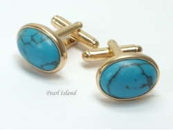 Cufflinks - Turquoise Cufflinks